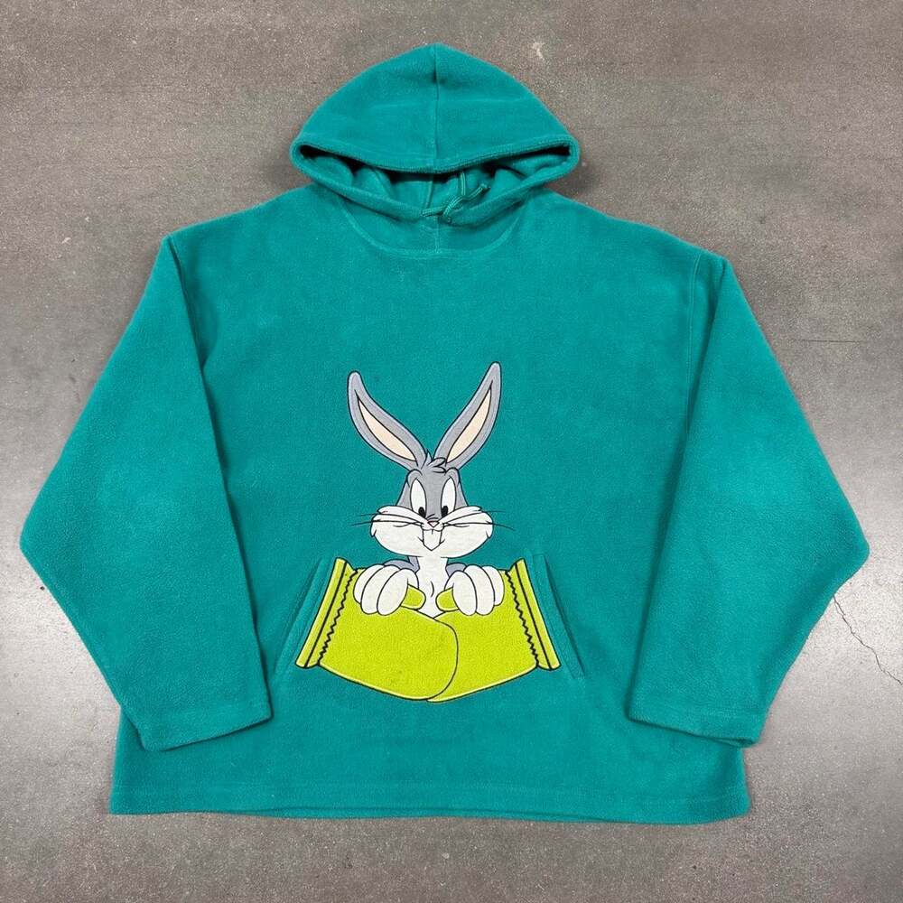 Warner Bros Bugs Bunny Fleece Hoodie Women's XXL Men's XL